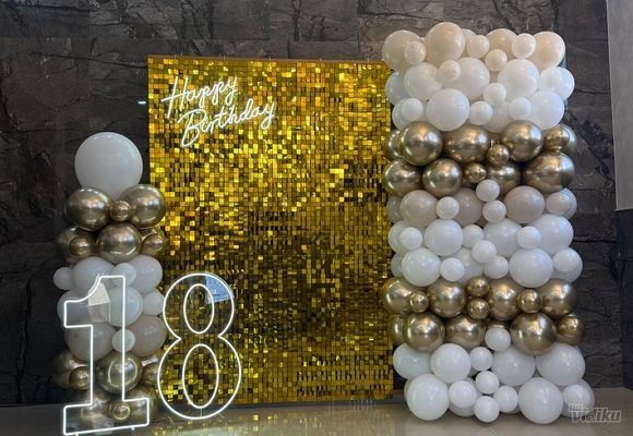 Dekoracija za osamnaesti rodjendan - Dekoracija rodjendana Kragujevac