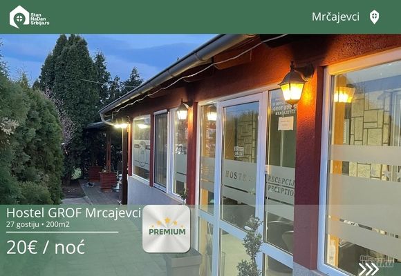 Stan Na Dan Mrčajevci Hostel GROF Mrcajevci