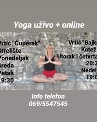 Yoga uzivo + online
