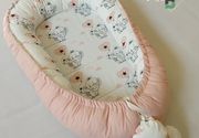 Gnezdo za bebe devojčice plus poklon ukrasno jastuče