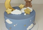 Torta za prvi rođendan, plava torta sa medom 