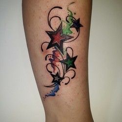 Tetoviranje ZVEZDICA NA LISTU