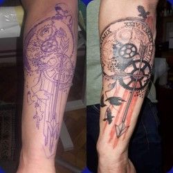 Tetoviranje AKVAREL NA PODLAKTICI