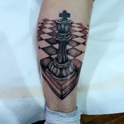 Tetoviranje ŠAH TABLA FIGURA