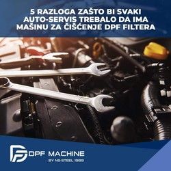 Mašina za čišćenje DPF/FAP filtera