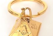 Privezak za ključeve sa masonskim simbolom – Pravilna piramida sa masonskim simbolima