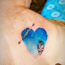 Tetoviranje SRCA NA PLEĆKI
