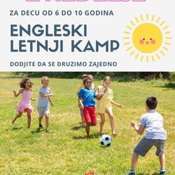 Letnji engleski kamp za decu od 6 do 10 godina