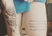 Tetovaza ruže i ispis - Rose tattoo Beograd Žarkovo