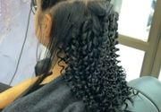 Afro lokne na dugu kosu