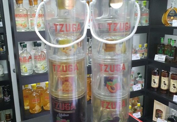 Poklon pakovanje rakije TZUGA 3 u 1 - šljiva, kajsija, dunja