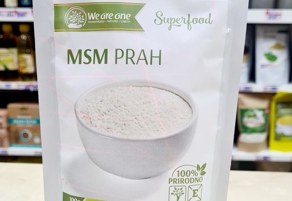 MSM prah organic 100gr We are one