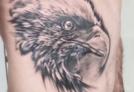 Tetovaza orla i krila - Eagle and wing tattoo Beograd Žarkovo