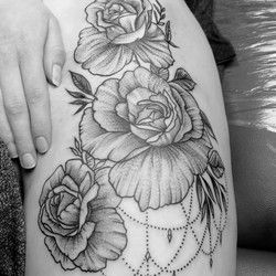 Tetovaza ruže - Rose tattoo Belgrade Žarkovo