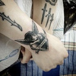 Tetovaza anđela - Angel tattoo Beograd Žarkovo