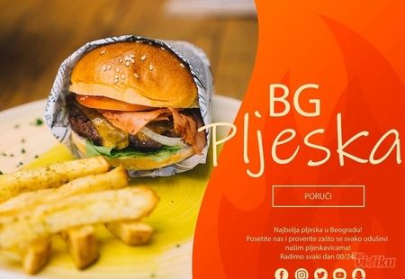 Izrada sajta za fast food i restorane