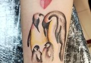 Tetovaža pingvina - Penguin tattoo Beograd Žarkovo