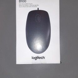 LOGITECH Žični miš B100 (Crni) 910-003357