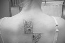 Tetovaža geometrijskog vuka - Geometric wolf tattoo Beograd Žarkovo