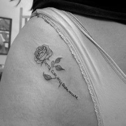 I am mu own muse rose tattoo - tetovaža ruže Beograd Žarkovo