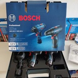 Bosch set akumulatorskih alata bušilica GSR 120-Li + udarni odvrtač GDR 120-LI + GAL 12V-20 u koferu 06019G8023 BOSCH