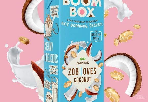 Boom Box Ovseni napitak sa kokosom bez šećera 1l organic