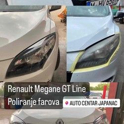 Renault Megane GT Line poliranje farova