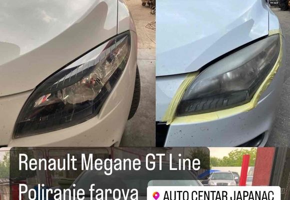 Renault Megane GT Line poliranje farova