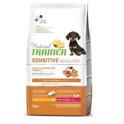 Natural Trainer Sensitive no gluten small&toy/puppy&junior salmon 2kg