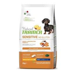 Natural Trainer Sensitive no gluten small&toy adult salmon 2kg