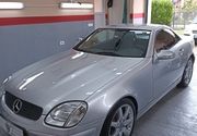 Mercedes slk detailing enterijera