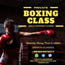 Muay-Thai, MMA & Boxing private classes 