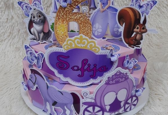 Torta od kartona princeza Sofija
