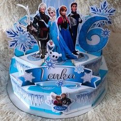 Torta od kartona Elza-Frozen