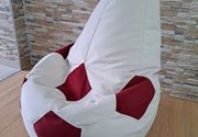 Lazy bag lopta belo crvena