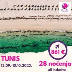 Tunis 28 noćenja / all inclusive 