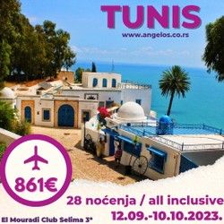 Tunis 28 noćenja all inclusive 