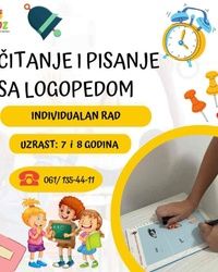 Čitanje i pisanje sa Logopedom-Novi Sad
