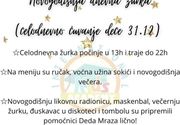 Novogodisnja dnevna zurka za decu Novi Sad