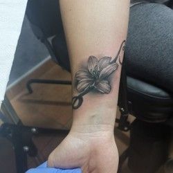 Flower tattoo Novi Sad
