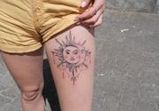 Tetovaza sunce, tetovaza mesec