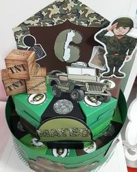 Torta od kartona vojnik