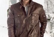 Muška kožna jakna – Invento Philip – Braon