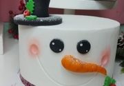 Novogodišnja Sneško torta