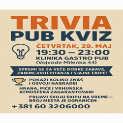 Kviz u restoranu 29 maj